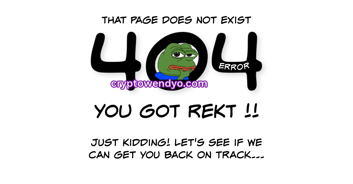 cryptowendyo 404 error page get back on track