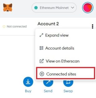 disconnect your metamask wallet when not in use