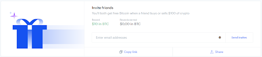 How to use Coinbase to earn with Invite Rewards