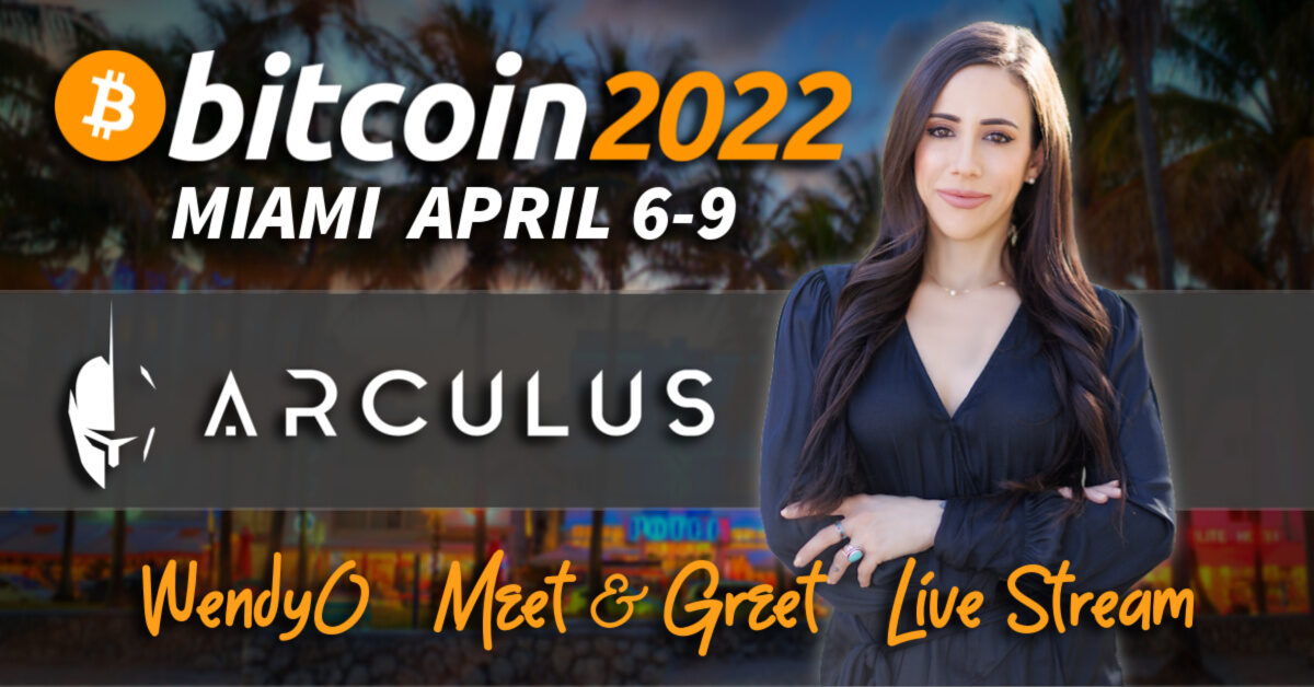 WendyO Meet & Greet Live Stream at Bitcoin 2022 Miami