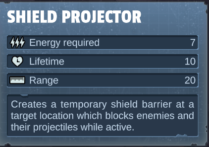 spider tanks shield projector