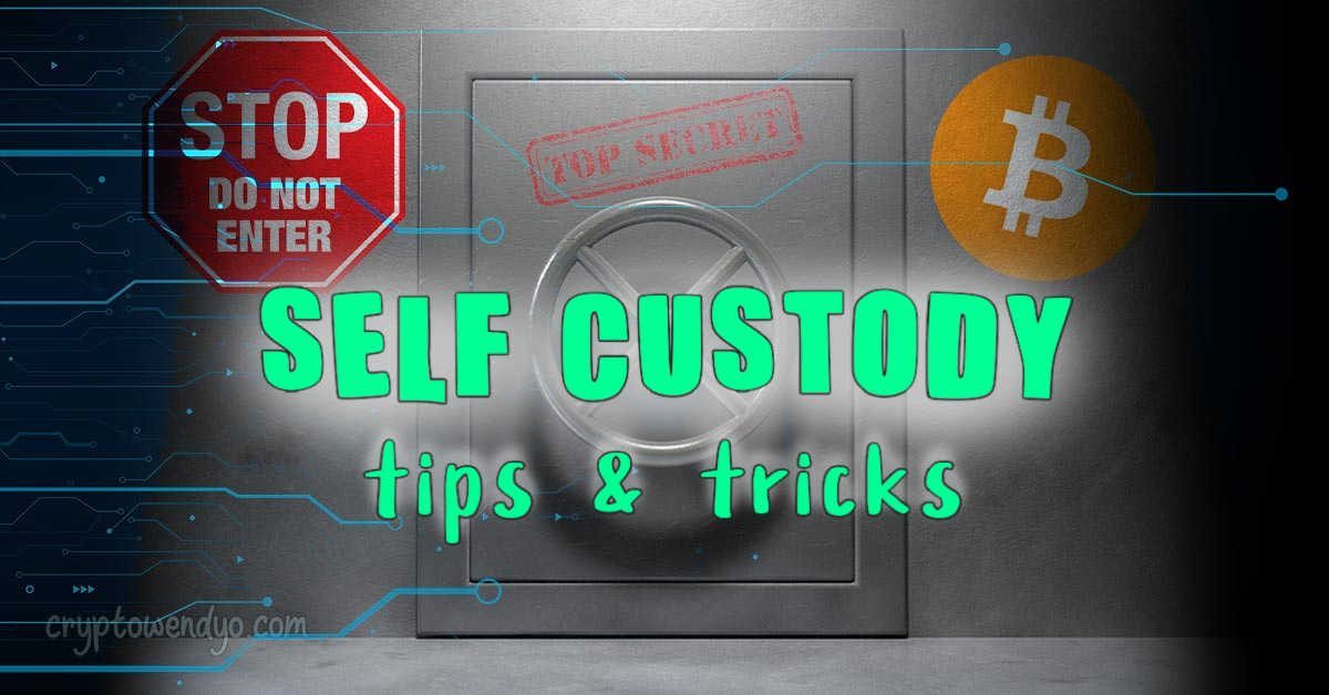 Crypto Self Custody Tips Tricks Mistakes